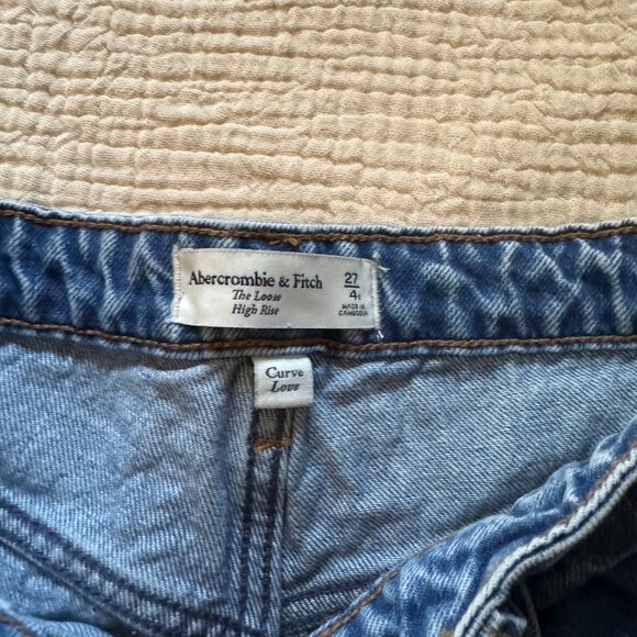 Abercrombie and Fitch Curve Love The Loose High Rise Size 27 - Picture 3 of 4